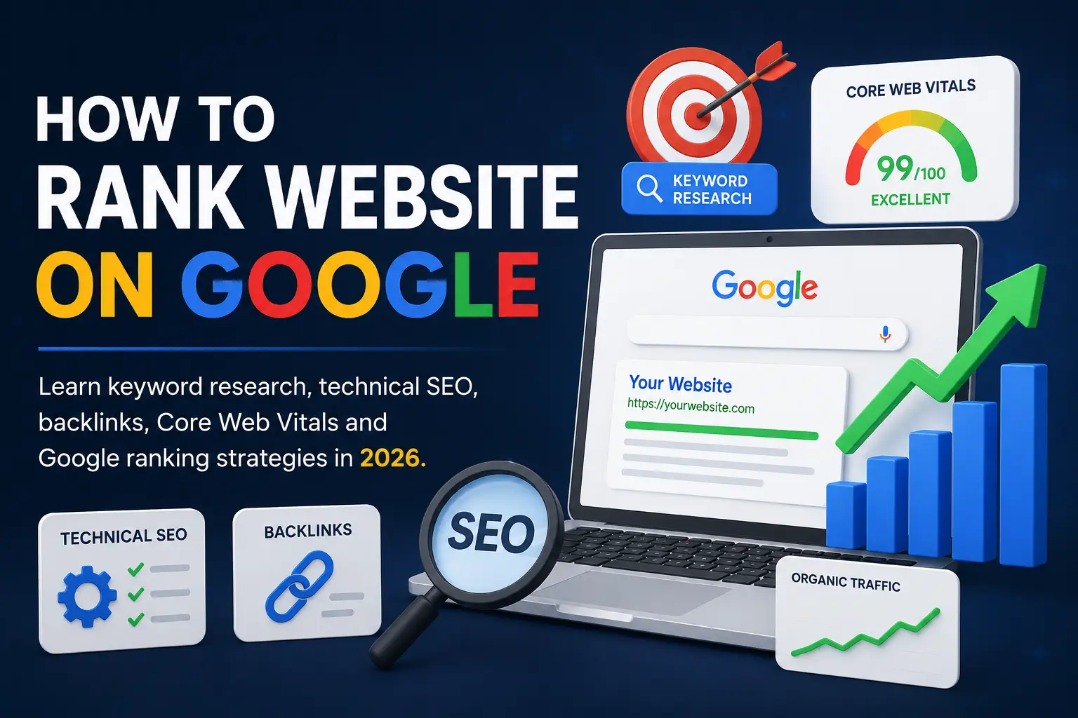 How To Rank Website On Google In 2026
