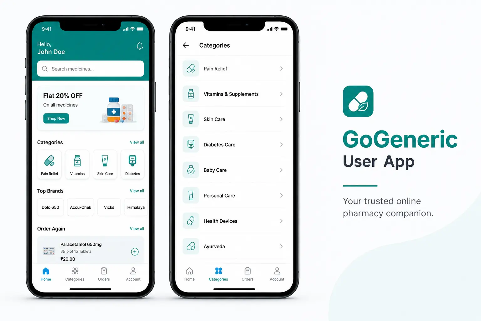 GoGeneric User App